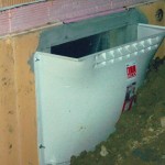 Lichtschacht auf unverputzte Dämmplatten aufgesetzt Lichtschacht auf unverputzte Dämmplatten aufgesetzt